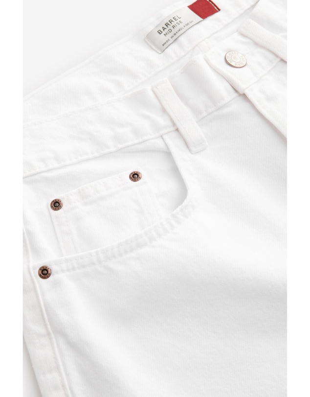 NEXT - 100% Cotton Barrel Leg Jeans