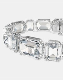 Swarovski - Millenia Bracelet, Octagon Cut, White, Rhodium-Plated