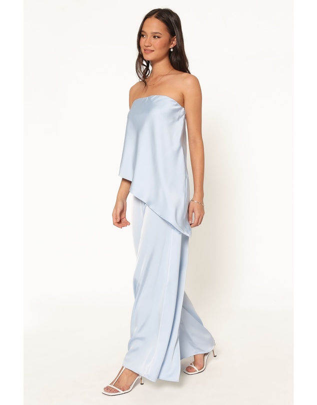 Petal & Pup - Charmer Wide Leg Pant - Light Blue