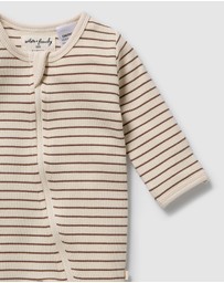 Wilson & Frenchy - Organic Waffle Zipsuit - Babies