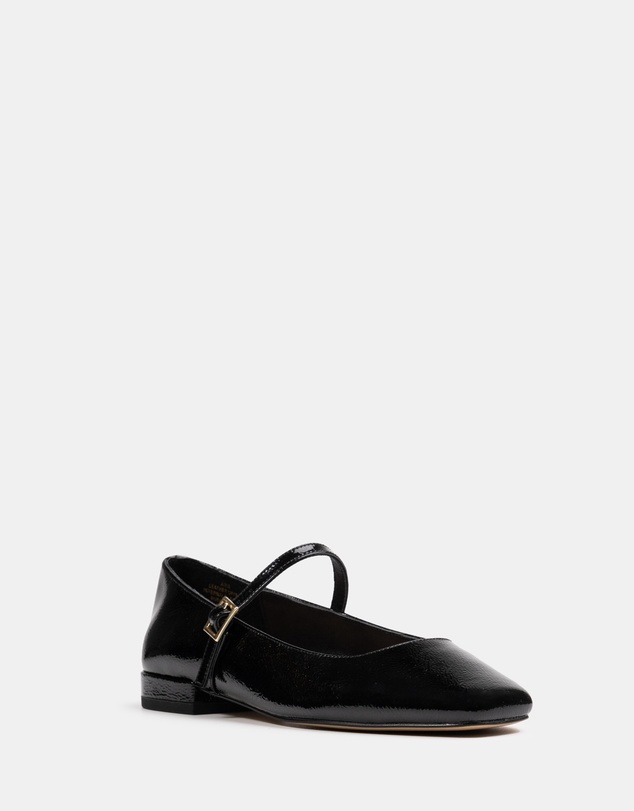 Wittner - Aria Crinkle Patent Leather Mary Janes