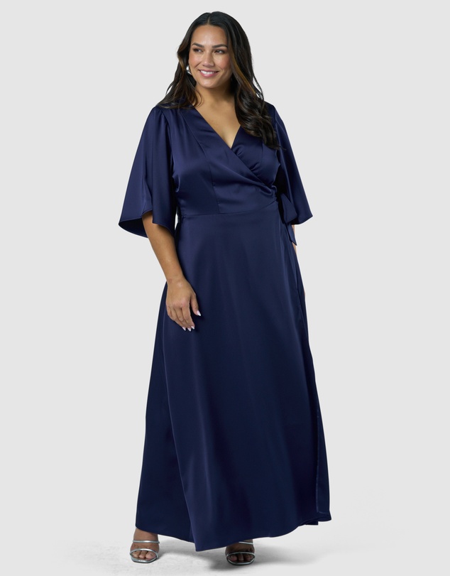 Pink Dusk by Curve Project - Glitz and Glam Maxi Dress