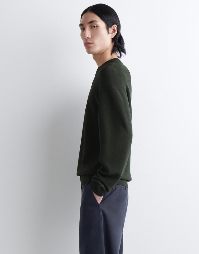 COS - Contrast-Tipped Crew-Neck Jumper