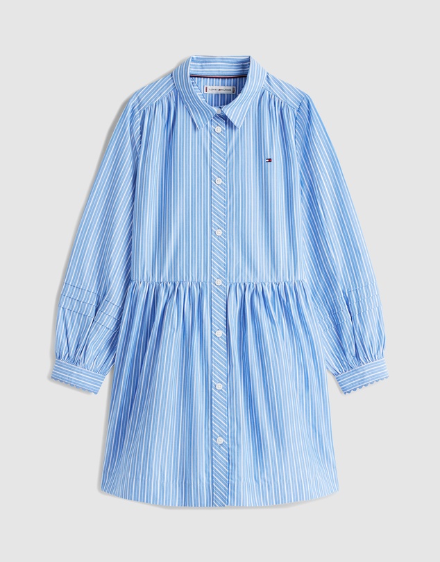 Tommy Hilfiger - Ithica Long Sleeve Shirt Dress - Kids