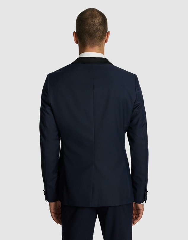 yd. - Seville Slim Fit Tuxedo Wool Blend Suit Jacket