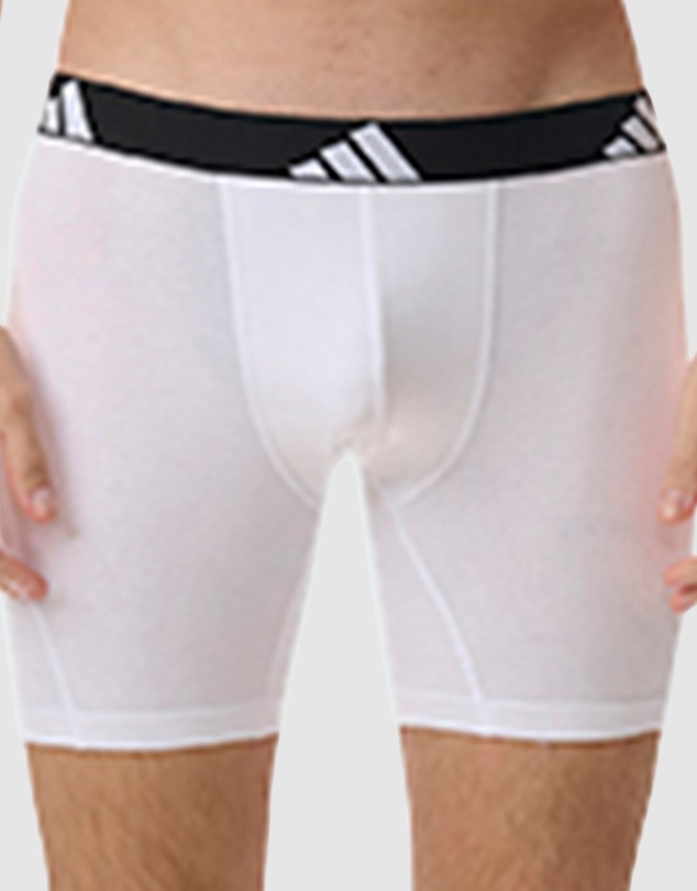 adidas Sportswear - 3 Pack Active Flex Cotton Boxer Brief Underwear