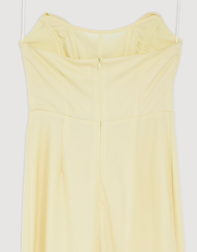 Revibe - Repaired CHANCERY Jada Strapless Corset Maxi Dress - AU 10