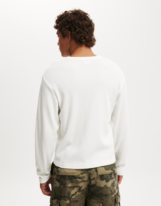 Cotton On - Cropped Fit Textured Long Sleeve