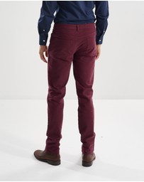 3 Wise Men - 3 Wise Men Ruxton Moleskin Trouser - Burgundy