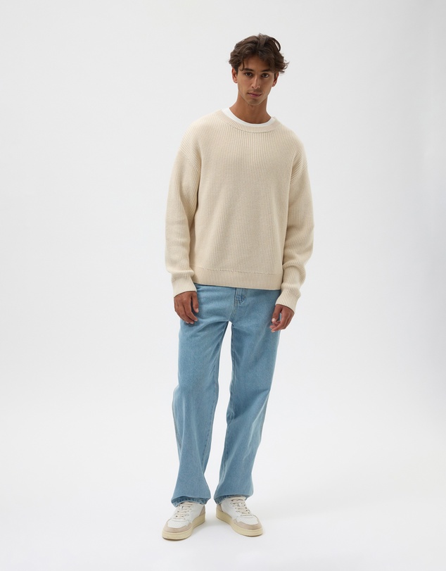 AERE - Organic Cotton Fisherman Rib Jumper
