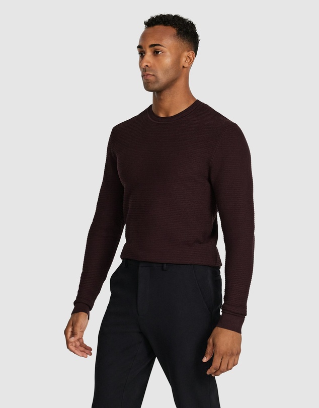 Tarocash - Cambridge Textured Crew Knit