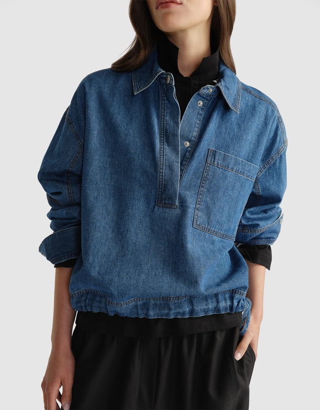 Decjuba - D-Luxe Chambray Stitch Shirt