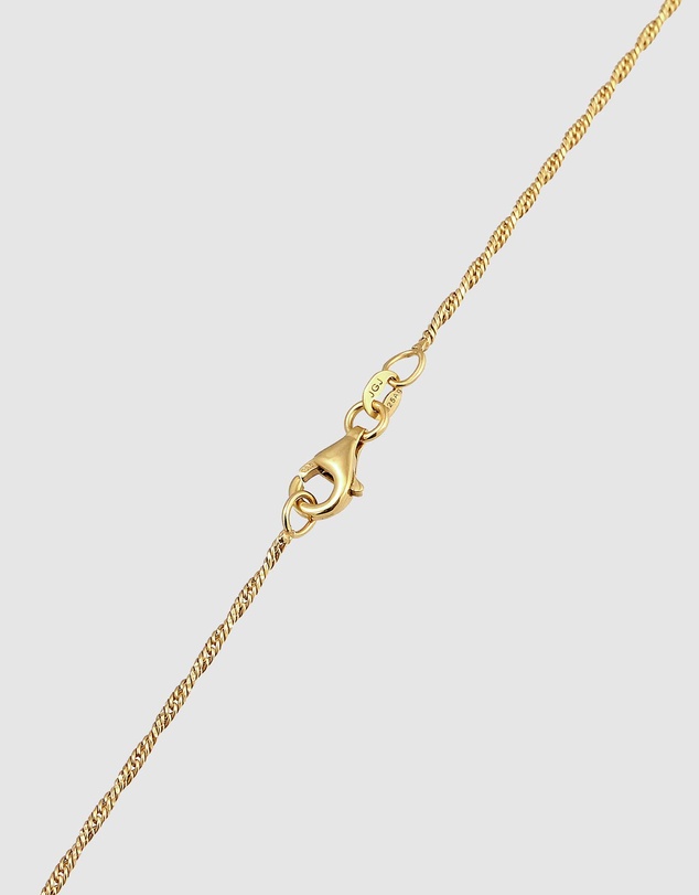 Elli Jewelry - Y-Necklace with Swarovski® Pearl in Gold-Plated 925 Silver