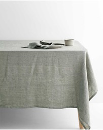 Aura Home - Vintage Pure Linen Tablecloth