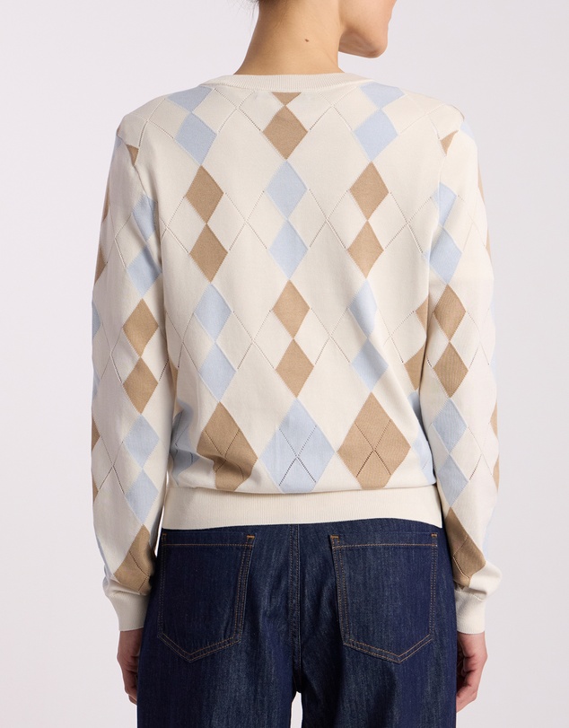 David Lawrence - Huntley Cotton Argyle Cardigan