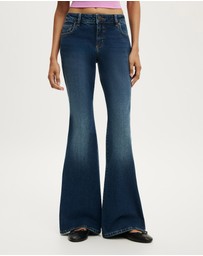 Cotton On - Petite Mid Rise Bootcut Jean