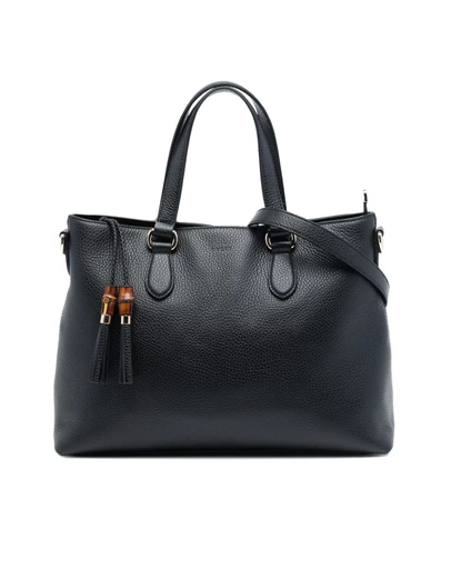 Pre-Loved by Azura Reborn - Pre-Loved Leather Bamboo Tassel Satchel
