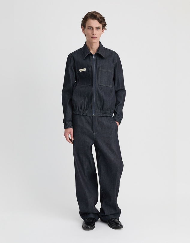 Madre Natura - Fig Denim Bomber Jacket