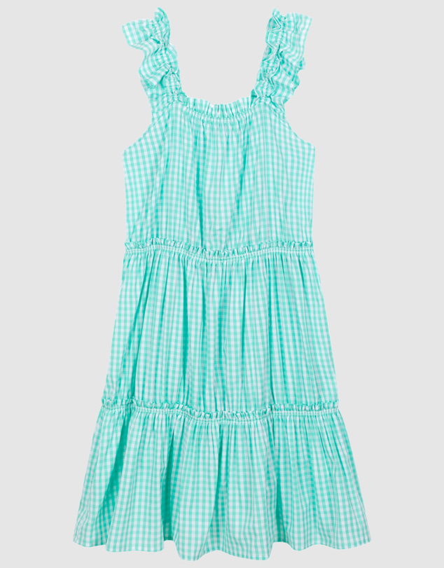 Sant And Abel - Women's Hepburn Gingham Mint Nightie
