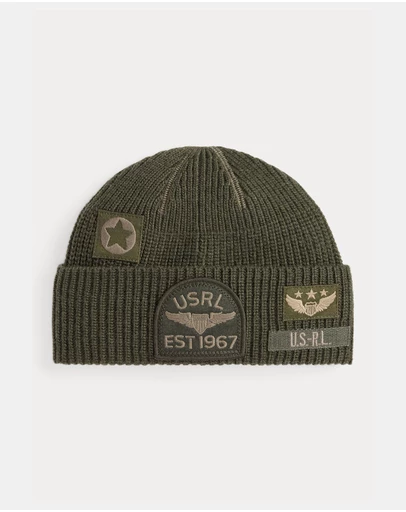 Polo Ralph Lauren - Tonal Patch Rib-Knit Watch Cap