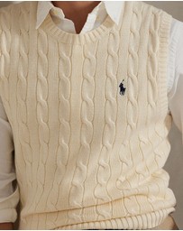 Polo Ralph Lauren - Cable-Knit Cotton Sweater Vest