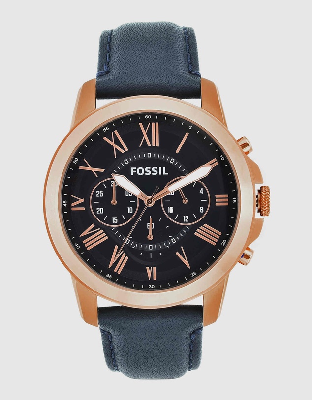 Fossil - Fossil Grant Blue Watch FS4835
