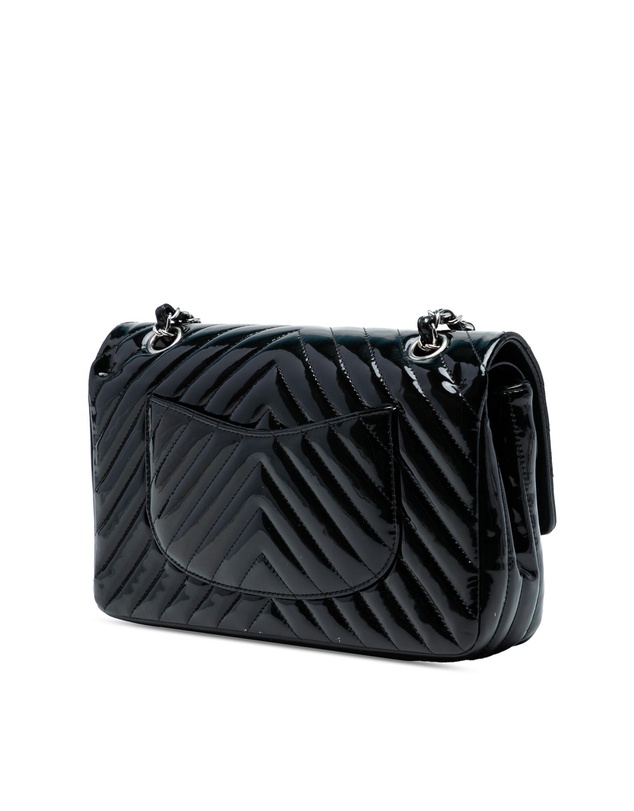 Pre-Loved by Azura Reborn - Pre-Loved Medium Classic Chevron Patent Double Flap