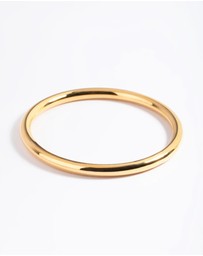 Lovisa - Waterproof Gold Plated Stainless Steel Statement Round Bangle