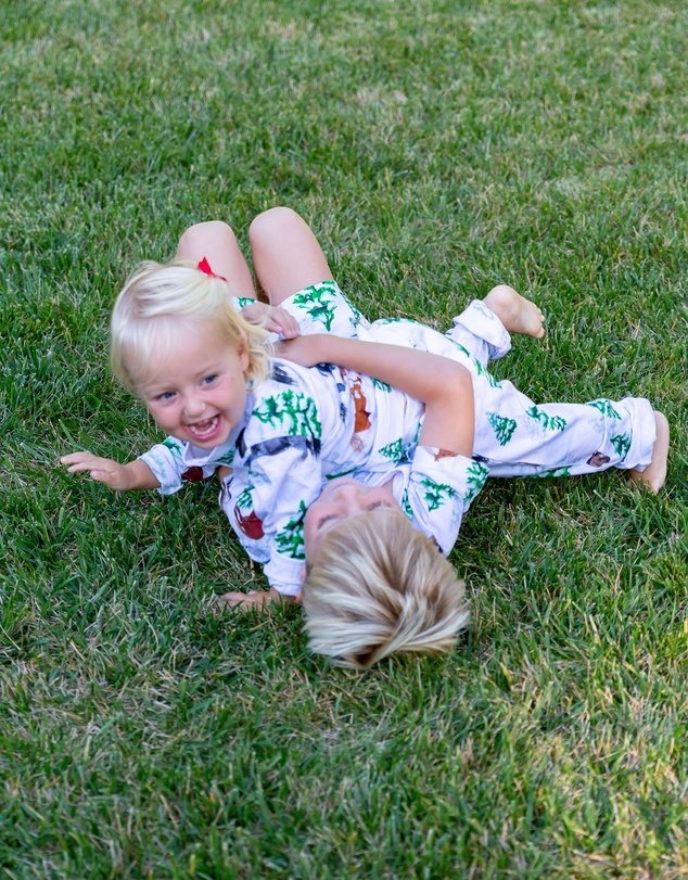 Sant And Abel - Kids Skydog Wild & Free Jersey Short PJ Set