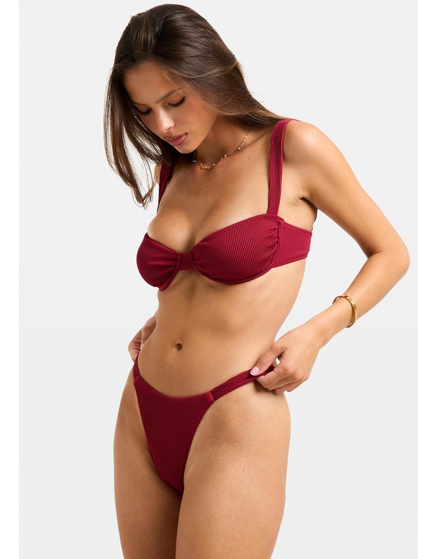 Subtitled - Rib Thick Band Bikini Bottom