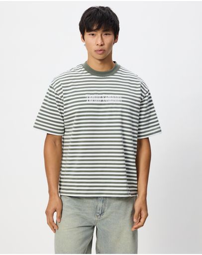 Military Green & White