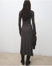M.N.G - Knitted Dress With Bell Sleeves
