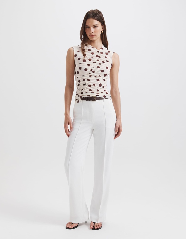 SABA - Dolcetto Rouched Mesh Top