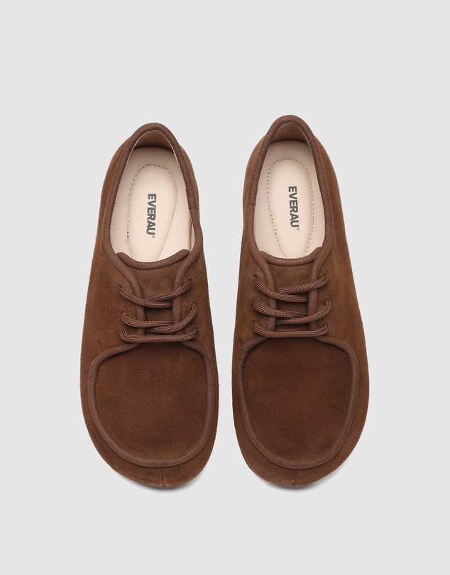 EVERAU - EverAU Ugg Brandon Cow Suede Upper Loafer Oxfords Flats