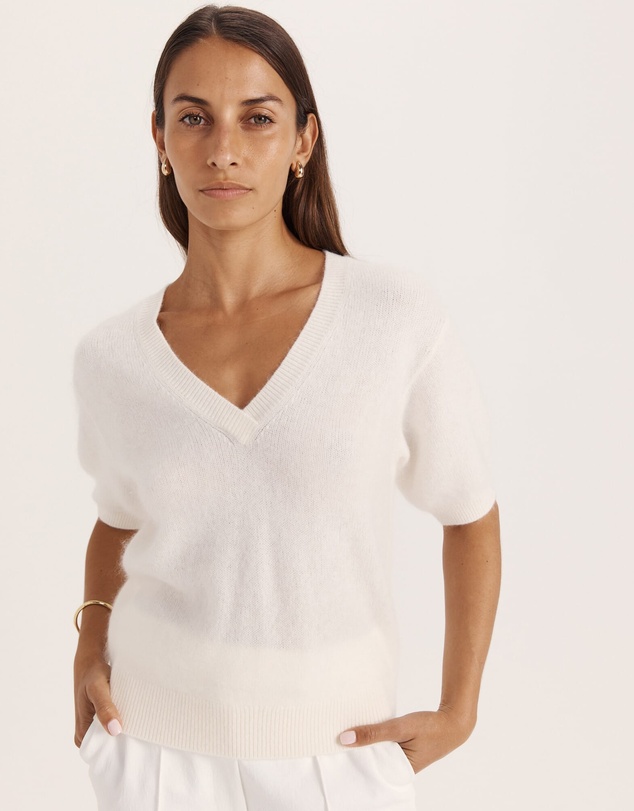 SABA - Wynter Wool Cashmere V Neck Knit