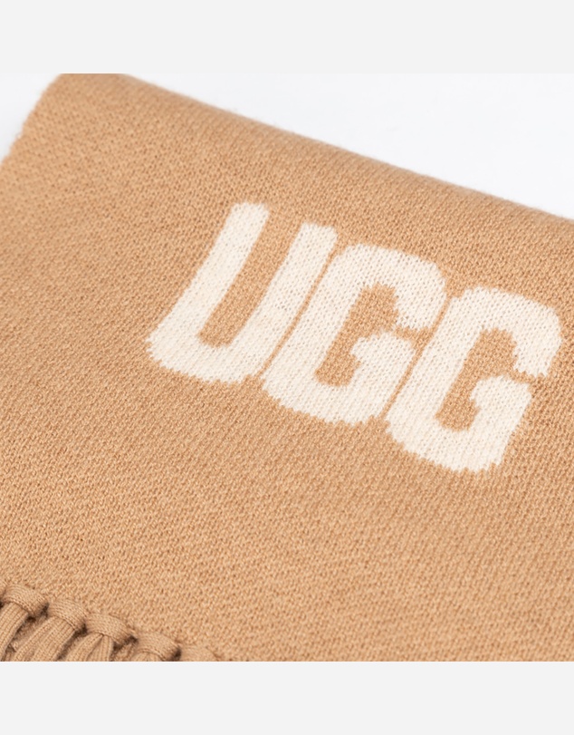 Ozwear Connection Uggs - Ugg Logo Cashmere Aus Wool Woven Scarf
