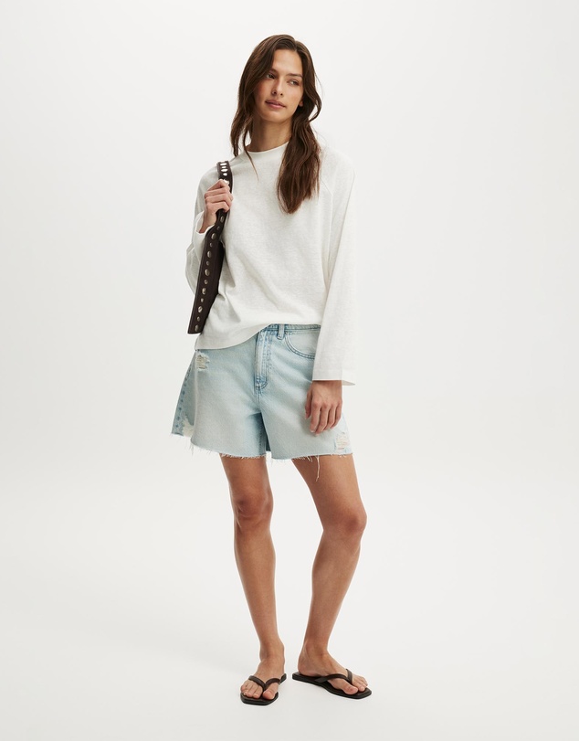 Cotton On - High 90 S Denim Short