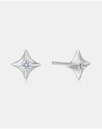 Ania Haie - Silver Sparkling Star Stud Earrings