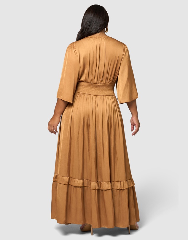 Pink Dusk by Curve Project - Work It Maxi Dress