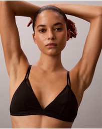 Calvin Klein - Sheer Mesh Unlined Triangle Bralette