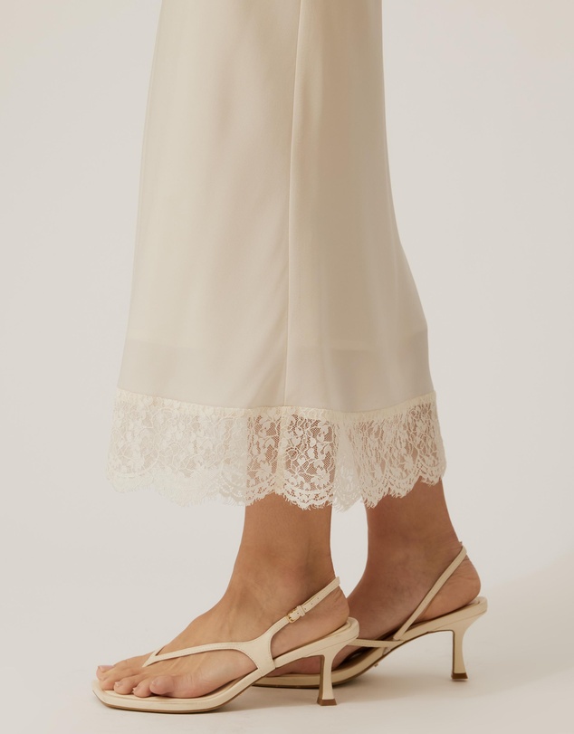 Tussah - Sadie Satin Lace Slip Skirt