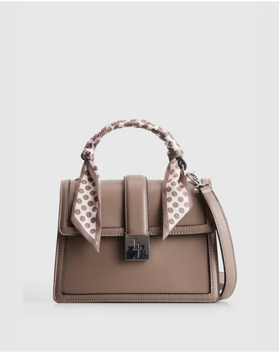 Laura Jones - Scarf Top Handle Bag