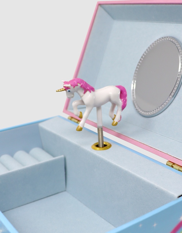 Pink Poppy - Stardust Unicorn Medium Musical Jewellery Box