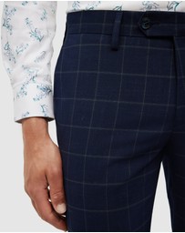 Politix - Sebastian Windowpane Check Tailored Pant