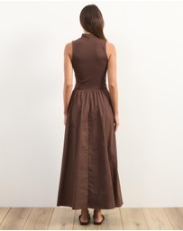 Atmos&Here - Annie Contrast Midi Dress