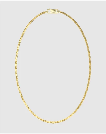 GUESS - Gold-Tone Textured Hook Necklace