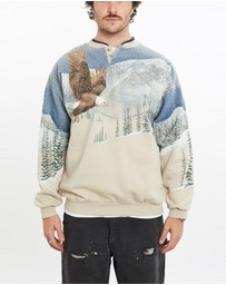 Vintage by The Real Deal - Pre Loved - Vintage 90s Eagle Wildlife Sweatshirt