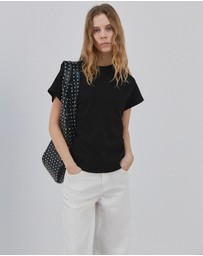 M.N.G - Short-Sleeved Cotton T-Shirt
