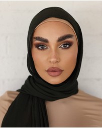 Mod Squad - Rayon Hijab Frayed Edge - Forest