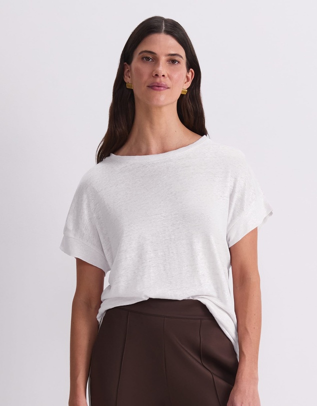 Sportscraft - Tonia Crew Neck Linen Tee
